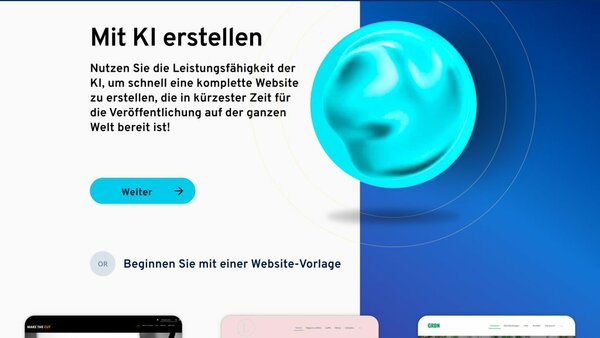 MyWebsite Now von IONOS: Mit KI in Sekundenschnelle zum professionellen Webauftritt